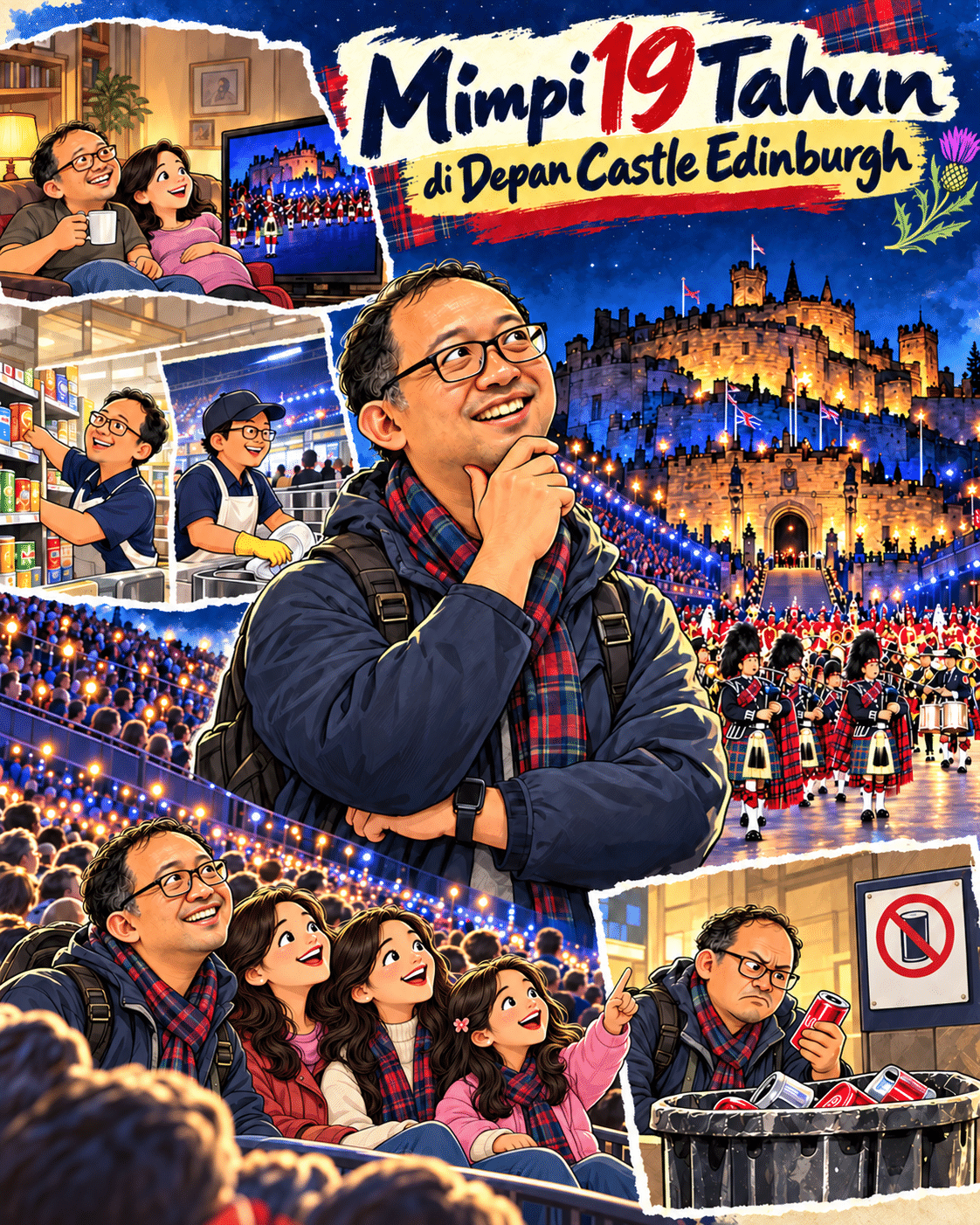 Mimpi 19 Tahun di Depan Castle Edinburgh